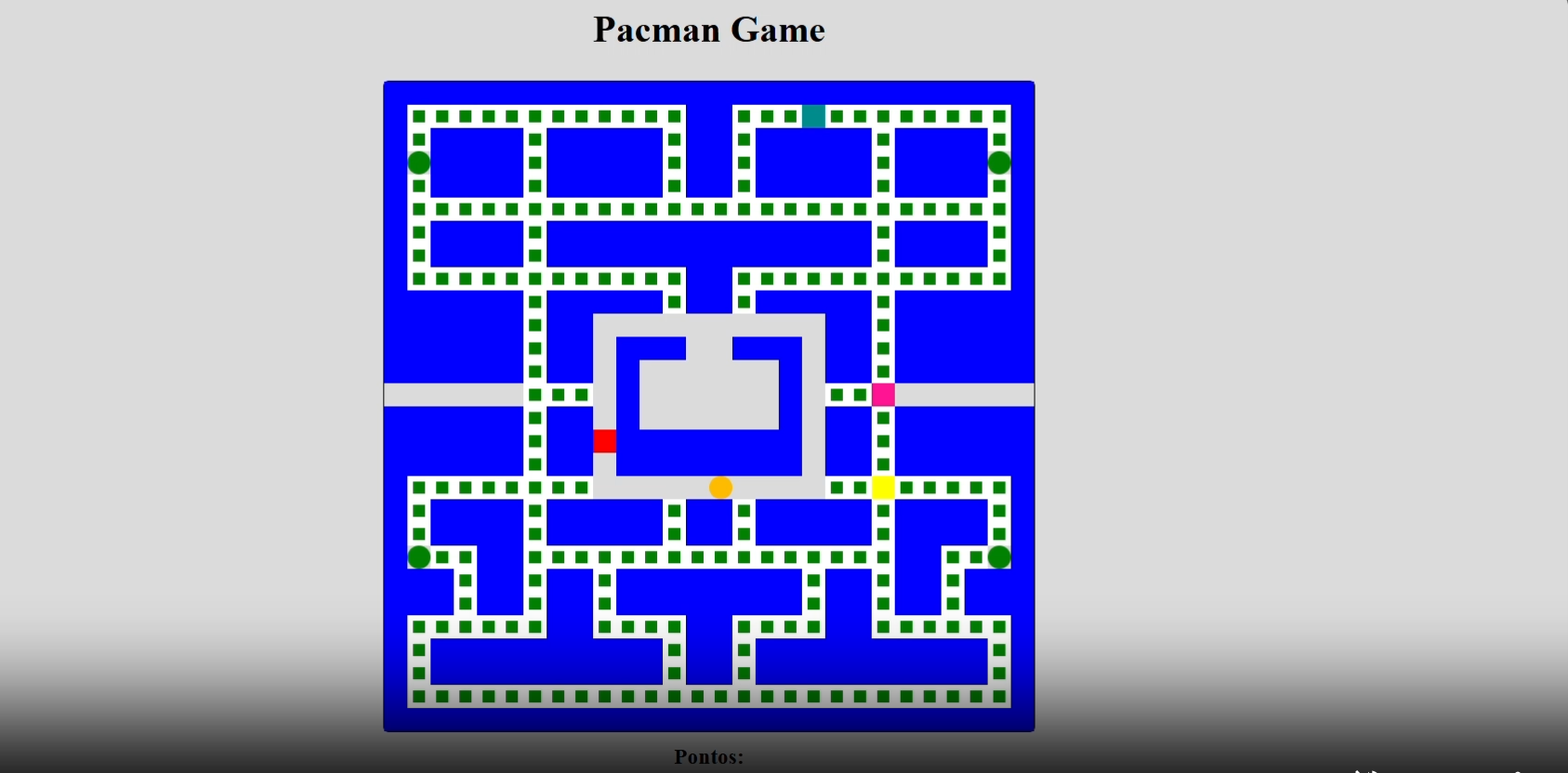 Pacman Game Project